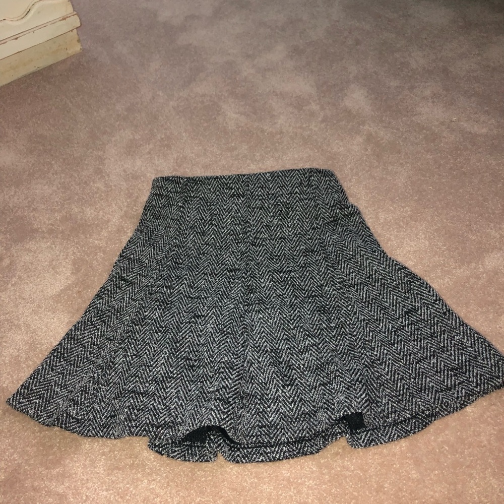 Black and white skirt